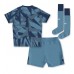 Aston Villa Tredje trøje Børn 2023-24 Kort ærmer (+ korte bukser)